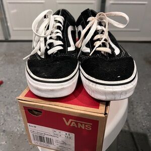 Vans Black and White Sneakers